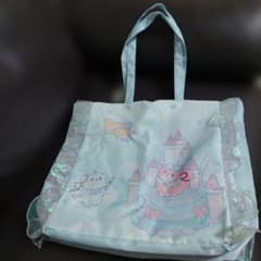 忠犬もちしば×ペパーミント　フリル付きトートバッグ