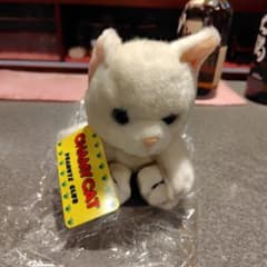 CHAMY CAT PEANUTS CLUB 봉제인형 흰 고양이