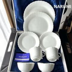 NARUMI ナルミ シルキーホワイト　コーヒーカップ　ボウル　中皿　大皿セット NARUMI ナルミ シルキーホワイト コーヒーカップ ボウル 中皿 大皿