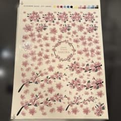 ポーセラーツ転写紙桜の花 SAKURAのサムネイル