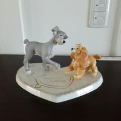 LENOX ディズニー　フィギア　わんわん物語　TRUE LOVE  陶器のサムネイル