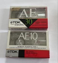TDK カセットテープ AE30 AE10 2本セット 未開封 TYPE Iのサムネイル