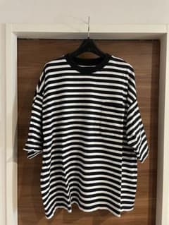 MUJI Labo ボーダーTシャツ 黒白 ムジラボのサムネイル
