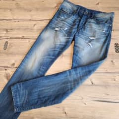 DIESEL ディーゼル デニムパンツ ダメージ加工 メンズ32 - メルカリ