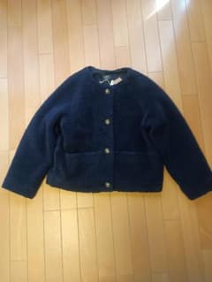 APC　ネイビー ボアジャケットのサムネイル