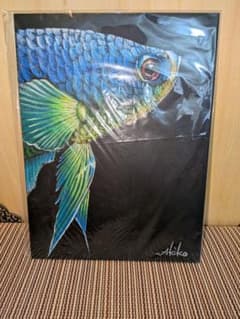黒板アート チョークアート 錦鯉野アキコ 熱帯魚 絵画 黒板アート チョークアート 錦鯉野アキコ 熱帯魚 絵画 - メルカリ