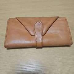 ブラウンレザー長財布のサムネイル