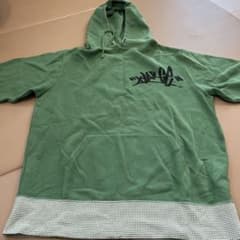 XLARGEグリーン フード付き パーカーのサムネイル