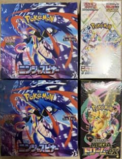 ポケモンカード 新品未開封 シュリンク付き 4BOXセット - メルカリ