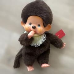 希少 モンチッチ ブルーアイ 1970年 セキグチ 当時物 ぬいぐるみ タグ付きのサムネイル