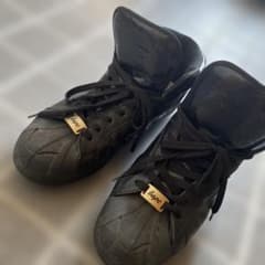定価4万格安Jago ブラック ハイカット スニーカー - メルカリ