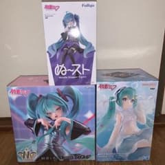 하츠네 미쿠 피겨 3종 세트 후류 TAITO 반다이