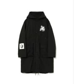 25SS UNDERCOVER Coウェザーランダムプリントパッチモッズコート 25SS UNDERCOVER Coウェザーランダムプリントパッチモッズコート