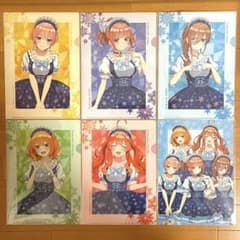 五等分の花嫁 スノーメイド クリアファイル 6枚セットのサムネイル