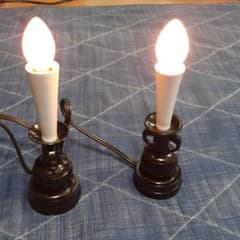 仏具　電気ろうそくコンセントタイプ二個セットのサムネイル