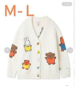 【未使用】ジェラートピケ ミッフィー ベビモコジャガードカーディガン S-M ジェラートピケ ミッフィー カーディガン ジャガード gelato