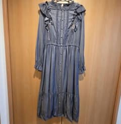 axes femme サックスブルー ワンピース アクシーズファムのサムネイル