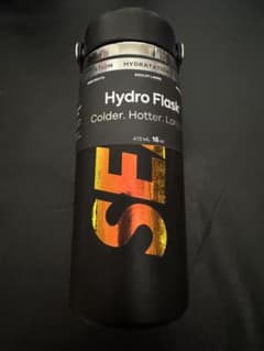 Hydro Flask ブラック 473 mL 水筒 wind and sea