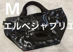◾️ エルベシャプリエ ヴェルニ 舟型トート ブラック エナメル - メルカリ