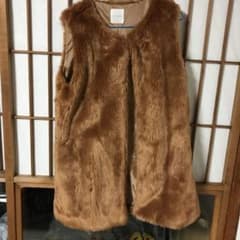 毛皮のベストフェイクファです。美品ですお値下げいたしましたのサムネイル