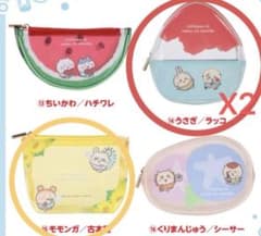 エンタメくじ　ちいかわ　ポーチ　3点セットのサムネイル