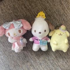 サンリオ　マスコット　セット　マイメロディ　レッド　ケーキぬいぐるみのサムネイル
