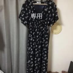 花柄 ロングワンピースのサムネイル