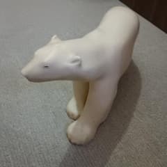 フランソワ・ポンポン作 　シロクマ　スカルプチャー 像 MMA刻印 大型　希少 フランソワ・ポンポン作 シロクマ スカルプチャー 像 MMA1984 刻印