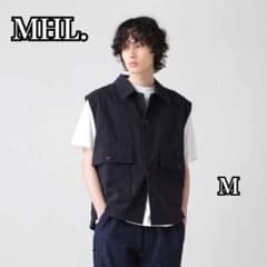 希少モデル》 MHL. ブラックベスト コットン Mサイズ - メルカリ