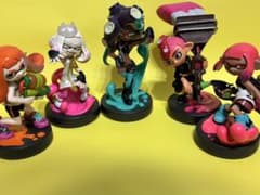 amiibo Splatoon 5-figure set - price negotiable