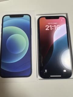 Apple iPhone 12 128GB ブルー　箱あり　新品ケース付きのサムネイル