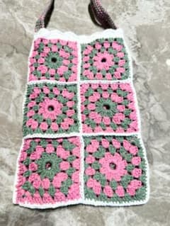★新作★【ハンドメイド】クロシェ編み ショルダーバッグのサムネイル