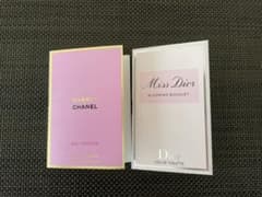 CHANEL クリスチャンディオール　香水　サンプルのサムネイル
