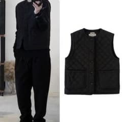 美品 YAECAヤエカ 中綿 キルティングベスト 日本製 - メルカリ