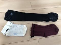 ポンポネット リンジィ 靴下3足セット サイズ23～25cmのサムネイル