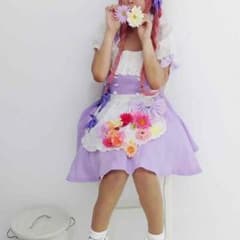 ラベンダー メイド服 ハロウィンなどにのサムネイル