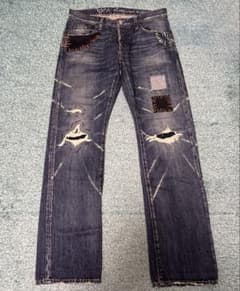 TMT×Men's JOKER 10周年記念 限定 リペアカスタムデニムパンツのサムネイル