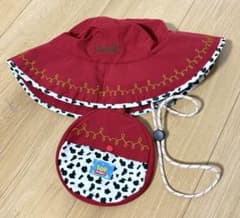 トイストーリー ジェシー UVカットハット 帽子 ディズニー レッド 赤