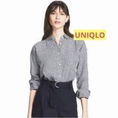 UNIQLO ユニクロ ギンガムチェック シャツ トップスのサムネイル