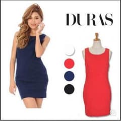 DURAS ミニワンピ blackのサムネイル