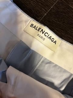 BALENCIAGA ライトブルー スラックス 36サイズのサムネイル