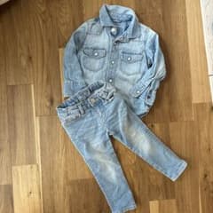 babyGap デニムジャケット&パンツセット 2歳のサムネイル