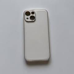 iPhone15用ケース ホワイト ゴールド縁のサムネイル