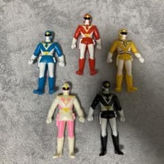 希少 当時物 鳥人戦隊ジェットマン ソフビ 5体セット - メルカリ