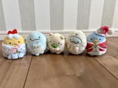 스미코구라시 봉제인형 마스코트 5점 세트 크리스마스 한정
