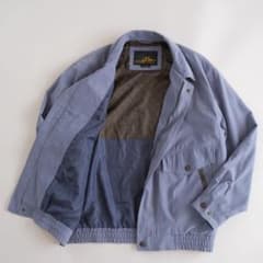 vintageフェイクスエードブルゾン短丈ハリントンジャケットsapperman 