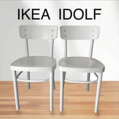 【廃盤品】希少　IKEA　ダイニングチェア　 IDOLF　イケア イードルフ 廃盤品】希少 IKEA ダイニングチェア IDOLF イケア イードルフ - メルカリ