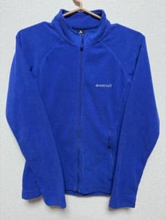 モンベル 女性用 フリースジャケット ブルーのサムネイル