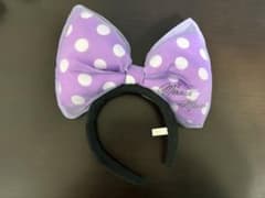 ディズニー　パープルリボン　カチューシャのサムネイル