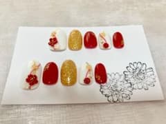 ネイルチップ　前撮り　和装のサムネイル